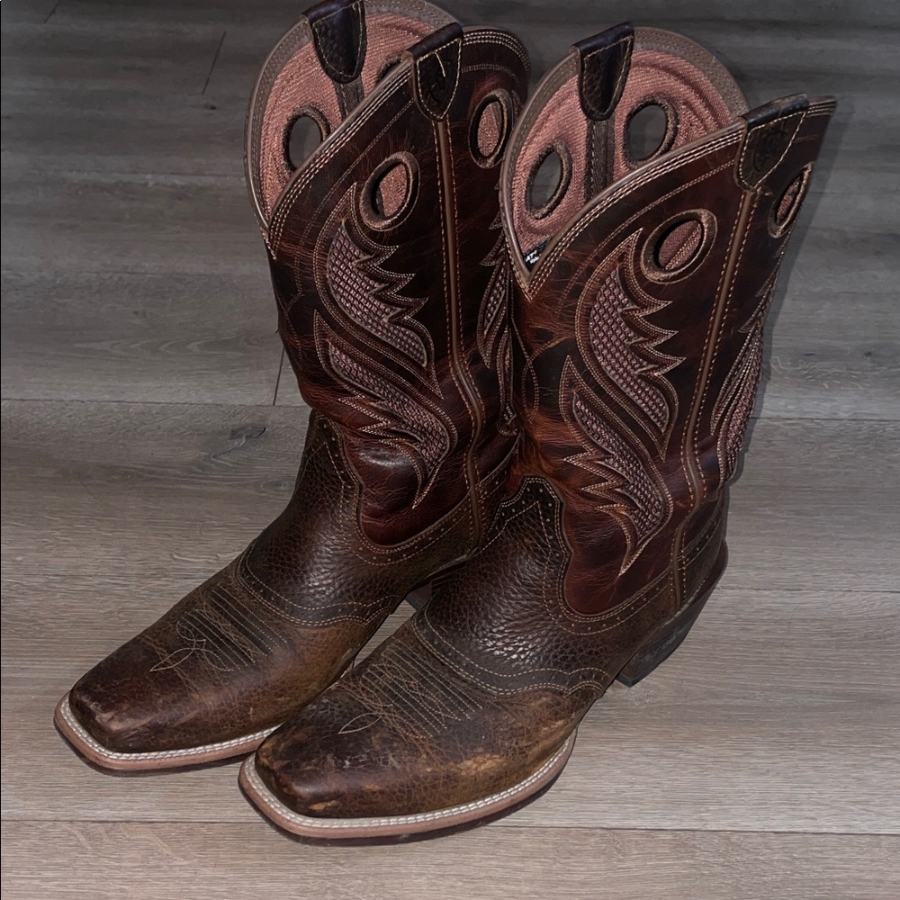 Ariat Brown Leather Western Boots